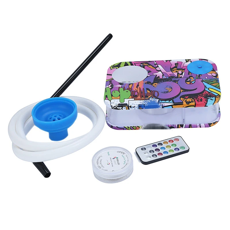 New Desings Color Printing Portable Hookah Led Light Acrylic Square Smoking Box Hookah, Assorted colors
New Desings Color Printing Portable Hookah Led Light Acrylic Square Smoking Box Hookah, Assorted colors