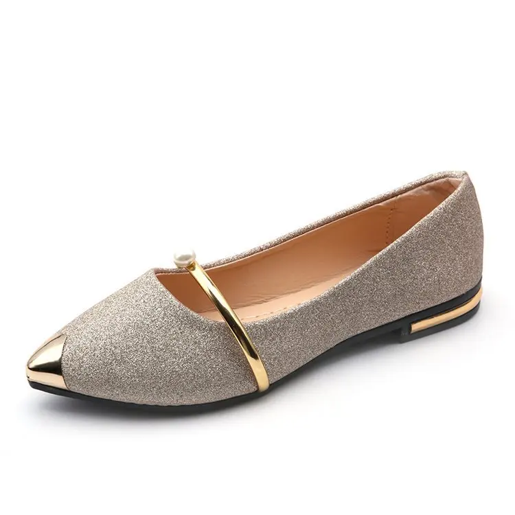 2021 New Arrival Trendy Ladies Casual Shoes Solid Color Bling Sequined Cloth Pointed Toe Flat Women Loafers
2021 New Arrival Trendy Ladies Casual Shoes Solid Color Bling Sequined Cloth Pointed Toe Flat Women Loafers