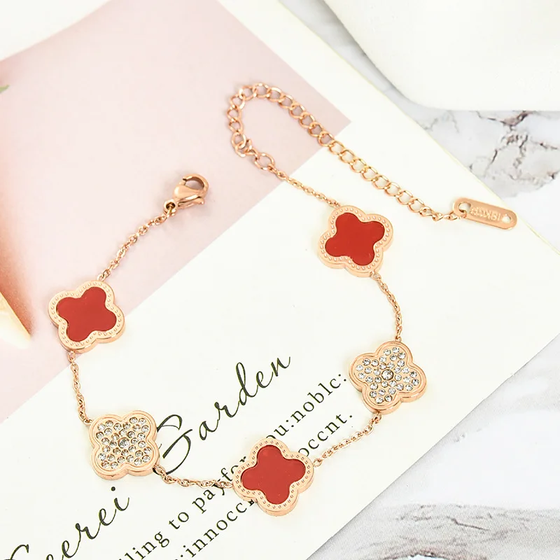Best selling stainless steel four leaf clover bracelet jewelry luxury brand lucky cleef jewelry clover bracelet
Best selling stainless steel four leaf clover bracelet jewelry luxury brand lucky cleef jewelry clover bracelet