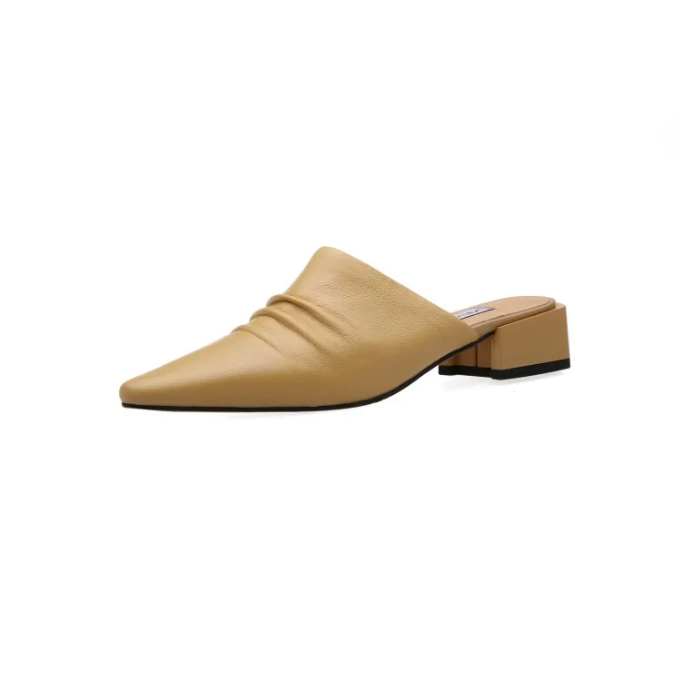 Women's genuine leather Low heels Slippers leather slipper women's shoes fashion slippers
Women's genuine leather Low heels Slippers leather slipper women's shoes fashion slippers