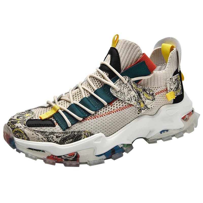 New Fashion Breathable Mesh Light Personality Sneakers Trend Style Men's Casual Shoes Knitted Weaving Soft bottom Walking Shoes
New Fashion Breathable Mesh Light Personality Sneakers Trend Style Men's Casual Shoes Knitted Weaving Soft bottom Walking Shoes