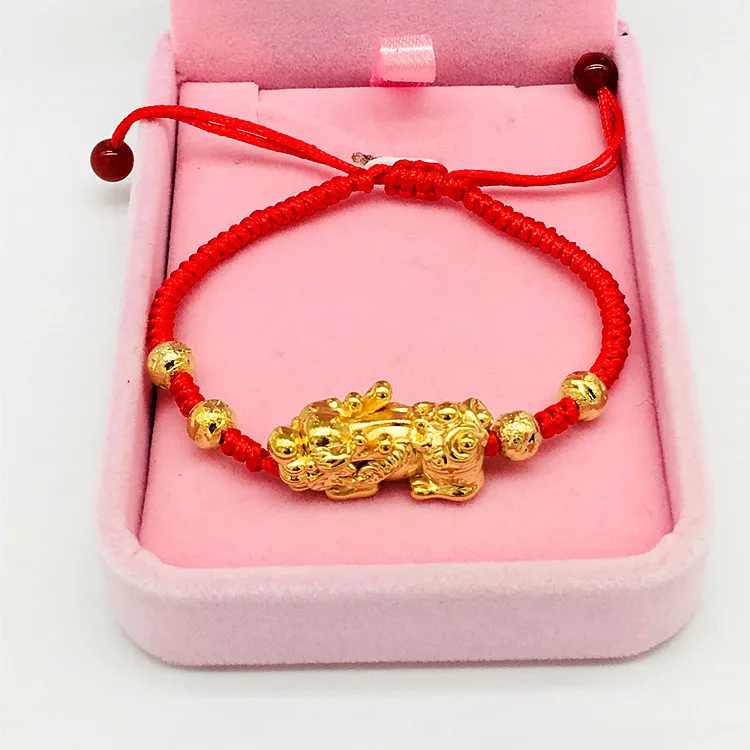 Pixiu couple bracelet brass gold plated Pixiu bracelet exquisite jewelry imitation gold jewelry for men and women
Pixiu couple bracelet brass gold plated Pixiu bracelet exquisite jewelry imitation gold jewelry for men and women