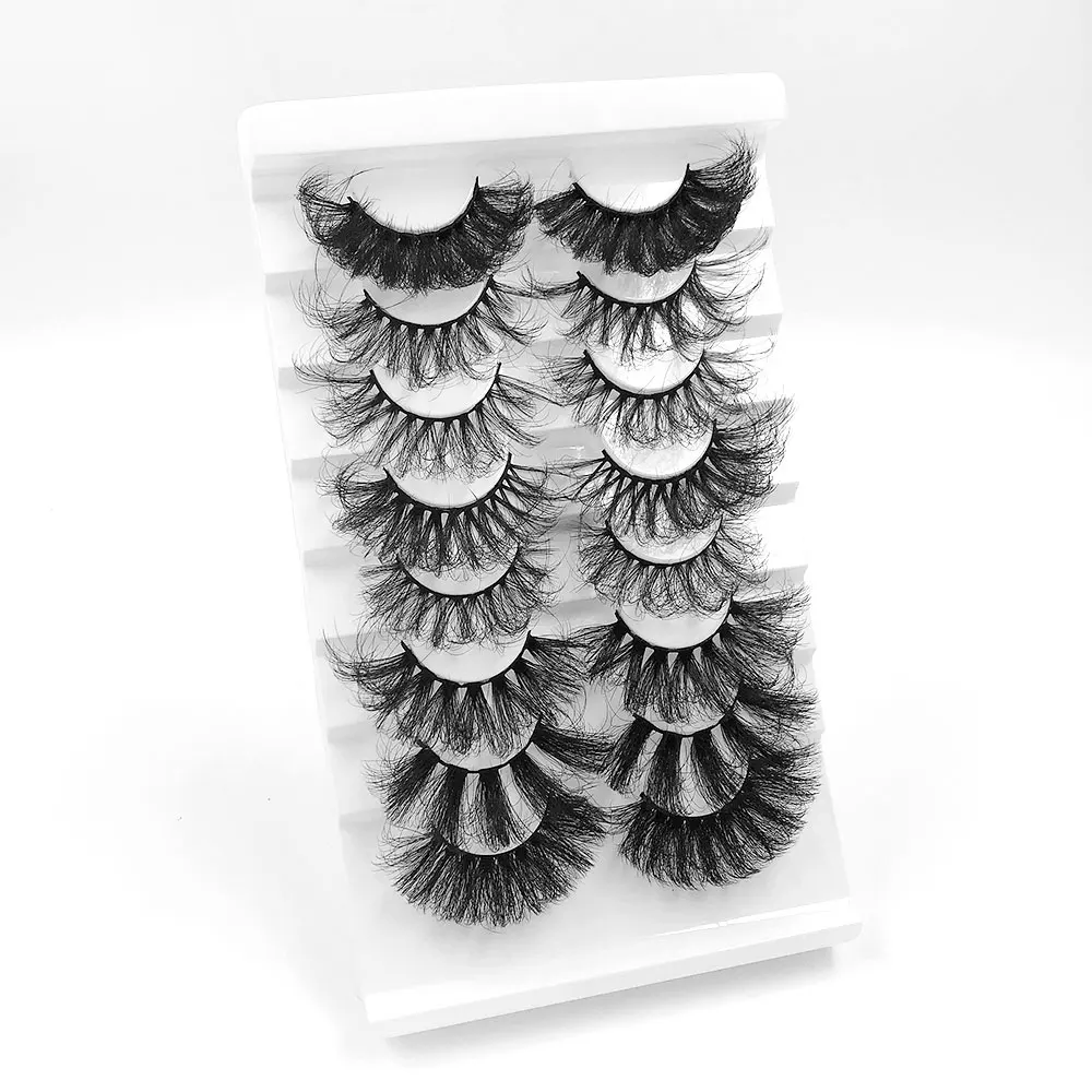 8 pairs dramatic false eyelash vendor curly extra long 25 mm fluffy messy faux mink eyelashes
8 pairs dramatic false eyelash vendor curly extra long 25 mm fluffy messy faux mink eyelashes