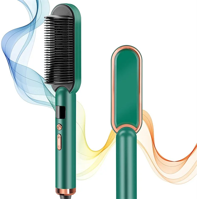 Hot Curling Iron with 30s Fast PTC Ceramic Anti-Scald Adjustable Temperatures Hair Straightener Brush
Hot Curling Iron with 30s Fast PTC Ceramic Anti-Scald Adjustable Temperatures Hair Straightener Brush