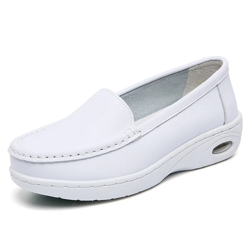 Women White Cowhide EVA Air Cushion Comfortable Doctor and Nurse Medical Shoes
Women White Cowhide EVA Air Cushion Comfortable Doctor and Nurse Medical Shoes
