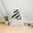 Non Woven Bag High Quality Pvc Joining Together Non Woven Garment Shoe Draw String Bag