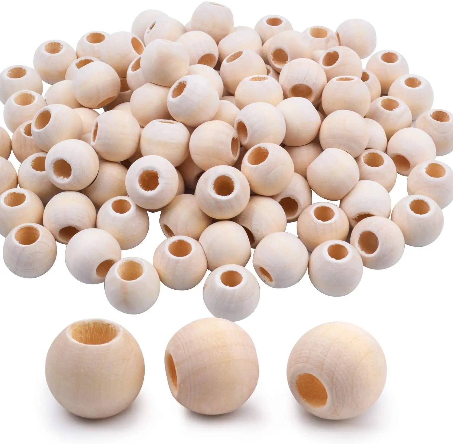 bulk wood bead ball set wholesale round natural large hole wooden beads for craft DIY
bulk wood bead ball set wholesale round natural large hole wooden beads for craft DIY