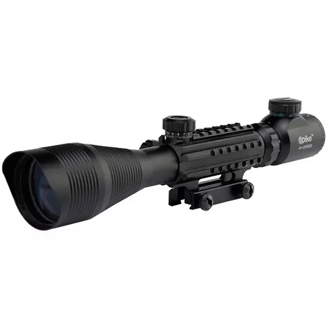 C4-12x50EG Red&Green Illuminated Outdoor Hunting Riflescopes Airsoft Rifle Reticle Tactical Optical Sight with Cover
C4-12x50EG Red&Green Illuminated Outdoor Hunting Riflescopes Airsoft Rifle Reticle Tactical Optical Sight with Cover