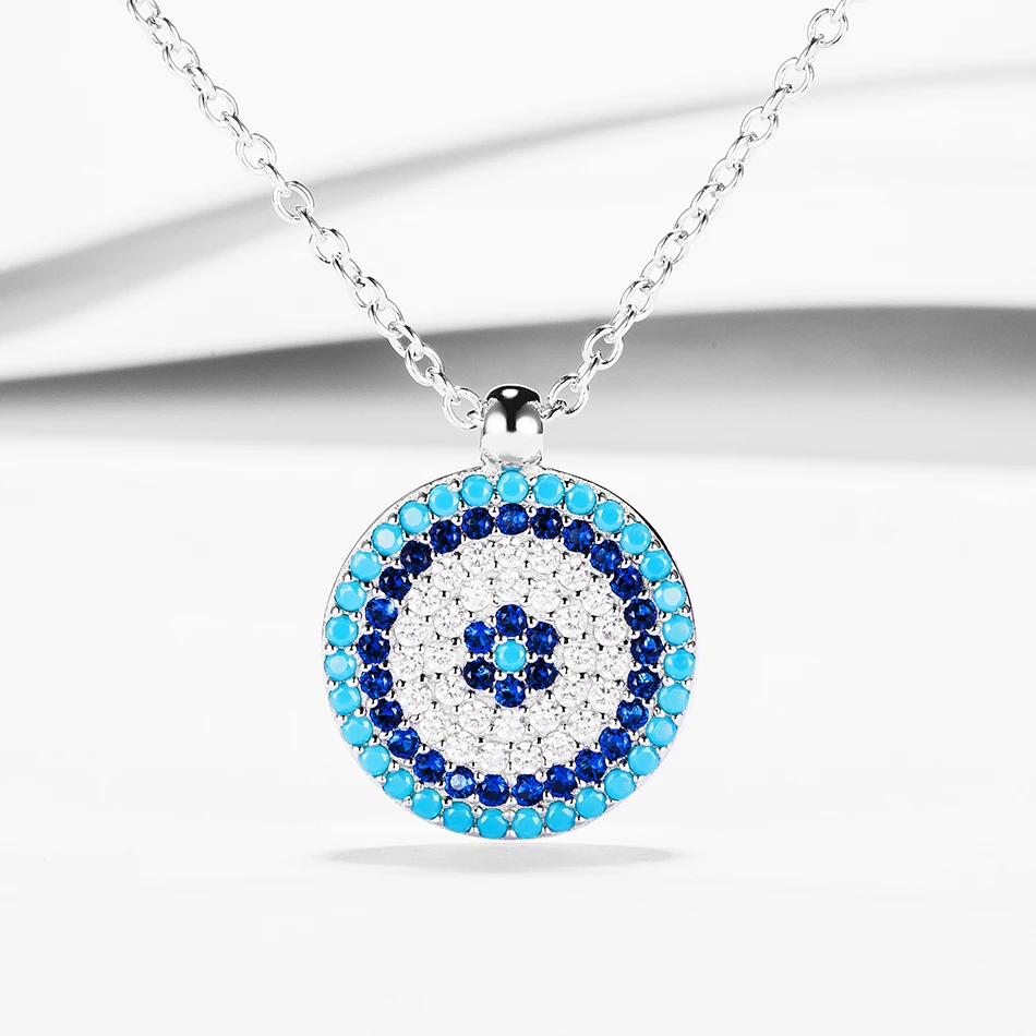 New Arrival S925 Sterling Silver Necklace With AAA Cubic Zirconia Lucky Eye Pendants Necklaces for Women Fashion Jewelry Gift
New Arrival S925 Sterling Silver Necklace With AAA Cubic Zirconia Lucky Eye Pendants Necklaces for Women Fashion Jewelry Gift