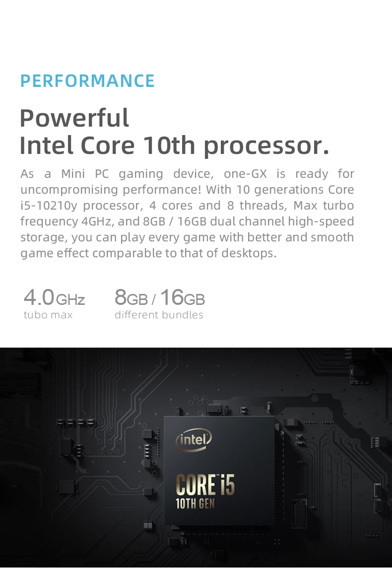 7 Inch 1920*1200 Mini Pocket Laptop Intel 10th CPU CoRE I5-10210Y Ultrabook UMPC Tablet PC+Controller (8GB/256GB+4G)