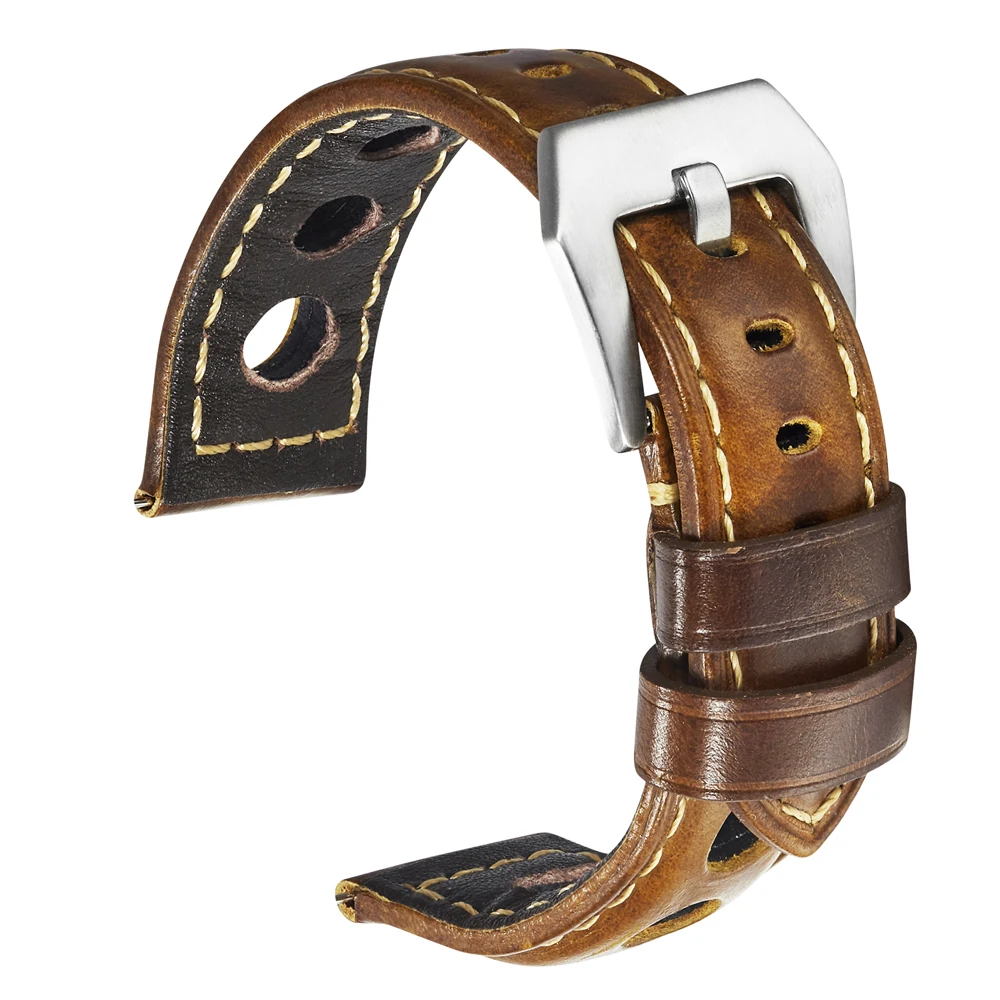 Leather Watch Straps Vintage 20mm 22mm 24mm Men's Leather Strap Watch High Quality Genuine Leather Watch Band Belt Brown Black, Black,light brown,red,vintage brown
Leather Watch Straps Vintage 20mm 22mm 24mm Men's Leather Strap Watch High Quality Genuine Leather Watch Band Belt Brown Black, Black,light brown,red,vintage brown