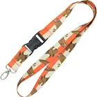 china football team NFL sublimation printing lanyard with detachable buckle