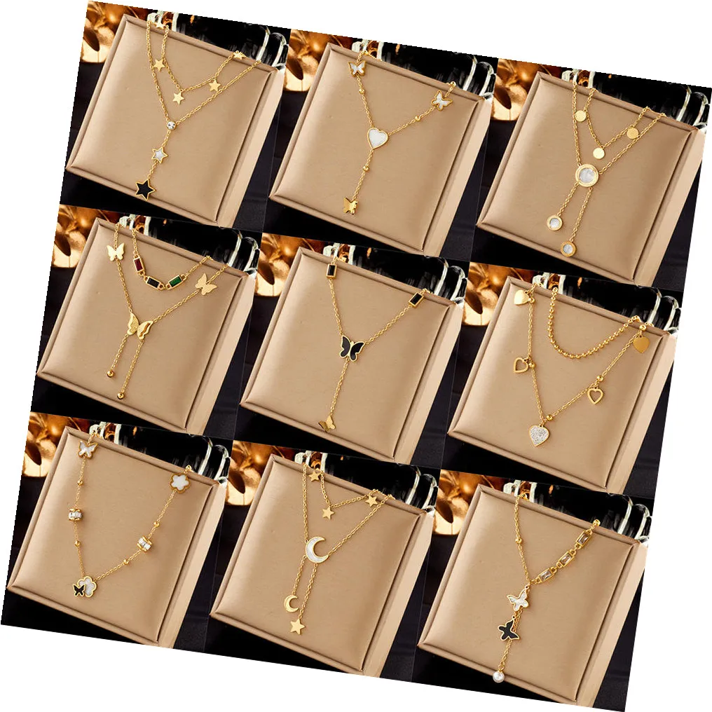 titanium Waterproof 18K PVD Gold Plated Necklace Custom 2023 Fashion Jewelry Geometric Pendant Stainless Steel Necklace
titanium Waterproof 18K PVD Gold Plated Necklace Custom 2023 Fashion Jewelry Geometric Pendant Stainless Steel Necklace