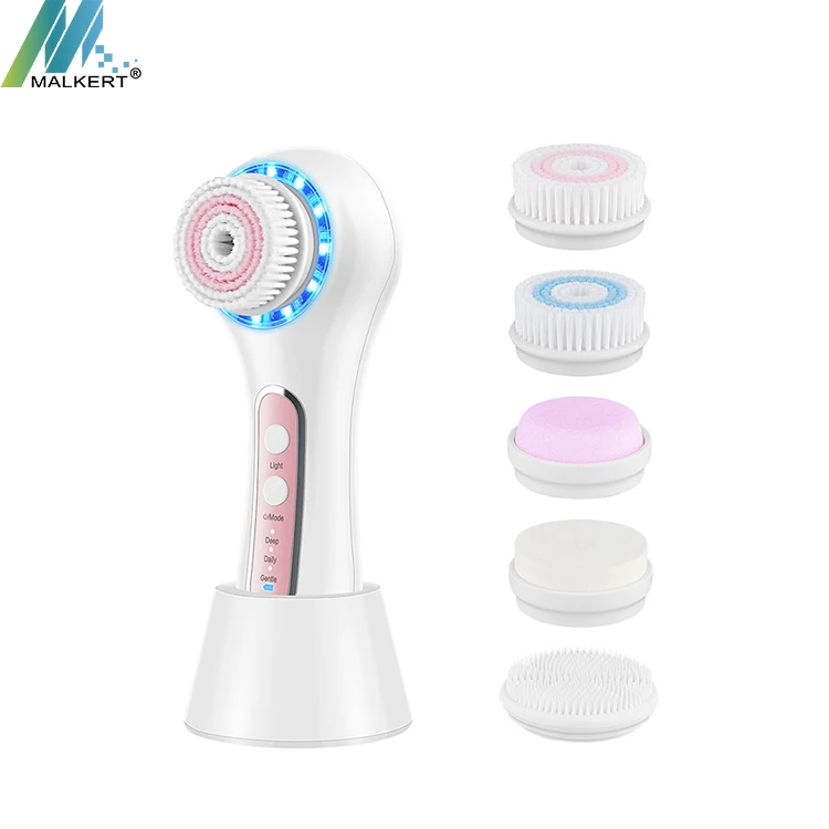 Electric Facial Cleansing Brush Device for Deep Cleaning Face Scrubber Waterproof Hot Sale FB-J02 5 in 1 IPX7 High Frequency, Customized
Electric Facial Cleansing Brush Device for Deep Cleaning Face Scrubber Waterproof Hot Sale FB-J02 5 in 1 IPX7 High Frequency, Customized