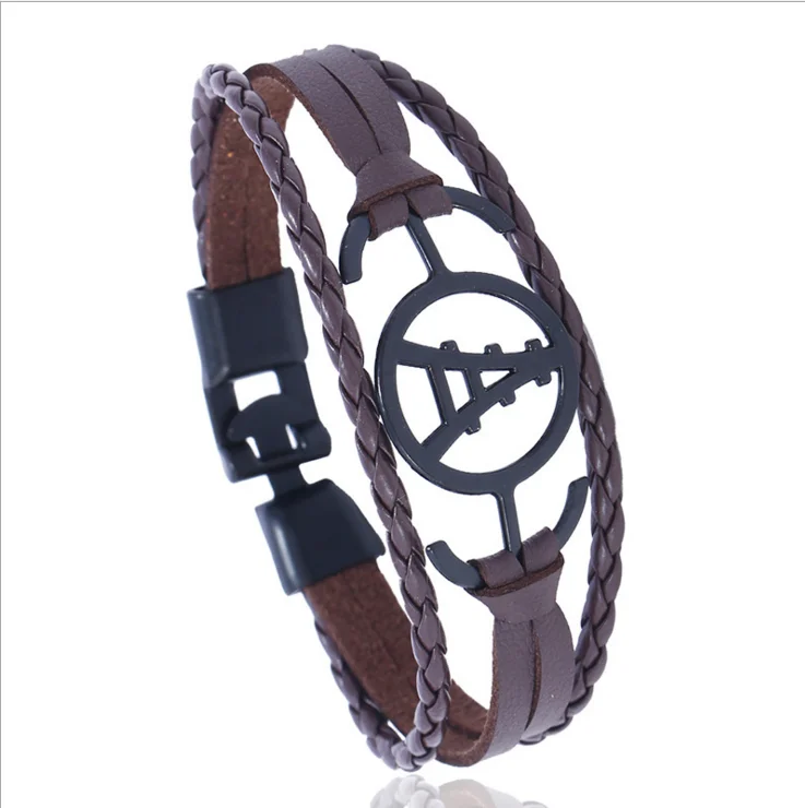 Amazon Cheap Price Wristband Rudder Charms Braided Leather Wrap Fashion Multilayer Bracelet
Amazon Cheap Price Wristband Rudder Charms Braided Leather Wrap Fashion Multilayer Bracelet