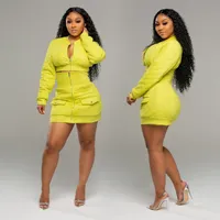 B62091A Mini skirt 2 piece set women sexy women clothing suits bodycon knit girls womens crop top and two piece skirt
B62091A Mini skirt 2 piece set women sexy women clothing suits bodycon knit girls womens crop top and two piece skirt