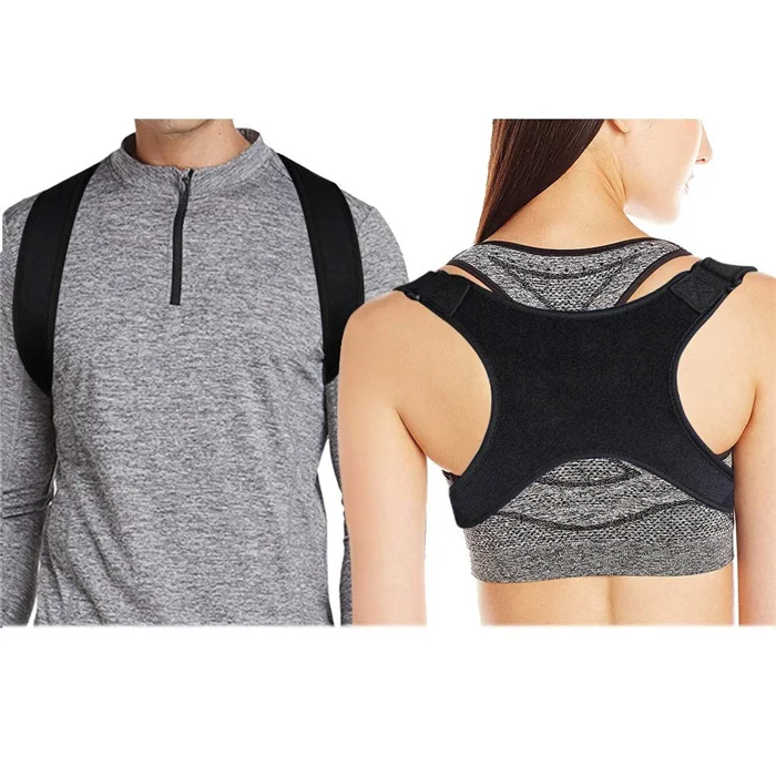 Factory direct Unisex adjustable breathable back belt support body posture corrector, Black
Factory direct Unisex adjustable breathable back belt support body posture corrector, Black