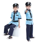 for Halloween Costume Halloween Army Police Uniform Set Kindergarten Cosplay Police Costume for Kids