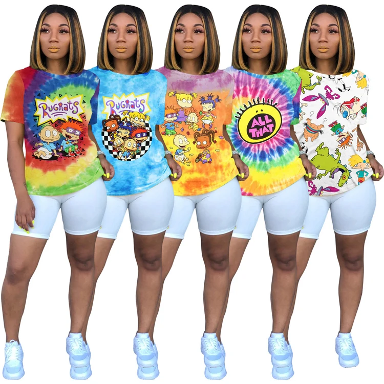 2021 Summer Hot New Products Leisure trend positioning printing cartoon women clothes plus size t-shirts
2021 Summer Hot New Products Leisure trend positioning printing cartoon women clothes plus size t-shirts