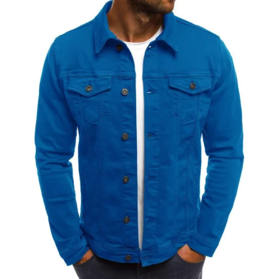 2021 new Fashion Men denim Jackets Men's Casual Denim Jacket Turn-down Collar Single Breasted Solid Jeans Jackets
2021 new Fashion Men denim Jackets Men's Casual Denim Jacket Turn-down Collar Single Breasted Solid Jeans Jackets