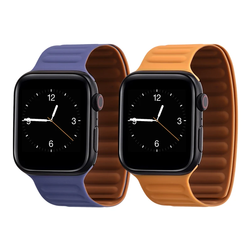 Modern Silicone Magnetic Solo Loop Strap For Apple Watch Band, Skin-friendly Touch Watch Bracelets For iWatch Series 5 4 6
Modern Silicone Magnetic Solo Loop Strap For Apple Watch Band, Skin-friendly Touch Watch Bracelets For iWatch Series 5 4 6