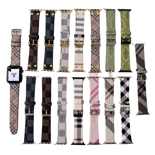 2022 Men Women Apple Smart Watch Series 6 7 Charm Bracelet Leather Wrist Bands Strap Brand Luxury Accessories 38mm 42mm 45mm
2022 Men Women Apple Smart Watch Series 6 7 Charm Bracelet Leather Wrist Bands Strap Brand Luxury Accessories 38mm 42mm 45mm