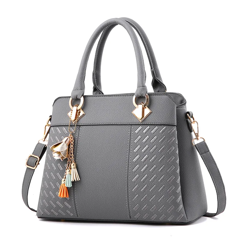 Sac a Main Femme Lichee Leather Tassel Design Women Top Handle Shoulder School Bags Custom Satches Handbags, Black,red,blue,pink,brown,grey
Sac a Main Femme Lichee Leather Tassel Design Women Top Handle Shoulder School Bags Custom Satches Handbags, Black,red,blue,pink,brown,grey
