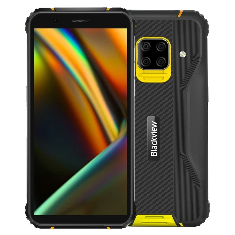 

Unlocked Blackview BV5100 Rugged Phone 4GB 64GB Waterproof 5.7 inch Android 10.0 MTK6762V/WD Helio P22 Octa Core 4G Smartphone