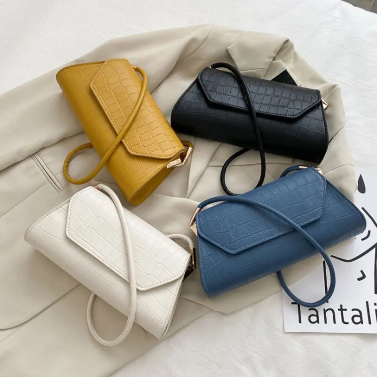 Ladies Armpit Bag Vintage Women Street Lady Crossbody Crocodile Pattern Shoulder Handbag Bag, White, yellow, blue, black
Ladies Armpit Bag Vintage Women Street Lady Crossbody Crocodile Pattern Shoulder Handbag Bag, White, yellow, blue, black