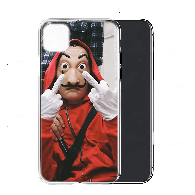 Free Print La Casa de papel Transparent Phone Case for Samsung S10 S20 Clear TPU Case for iPhone 7 8 XS 11 Phone Cover
Free Print La Casa de papel Transparent Phone Case for Samsung S10 S20 Clear TPU Case for iPhone 7 8 XS 11 Phone Cover