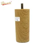 Wooden Sofa Leg Furniture Hardware 120mm Height Wood Grain Wooden Plastic Sofa Feet Leg