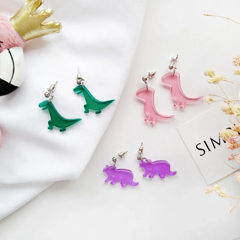 Simple Sweet Earring Acrylic Cartoon Animal Little Dinosaur Earrings for Women, Picture
Simple Sweet Earring Acrylic Cartoon Animal Little Dinosaur Earrings for Women, Picture