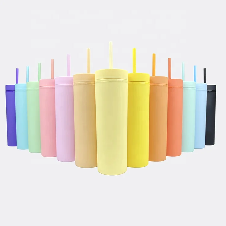 Personalized Skinny TUMBLERS Matte Pastel Colored Acrylic Tumblers 16oz Double Wall Plastic Tumblers With Straw travel mug, Customized
Personalized Skinny TUMBLERS Matte Pastel Colored Acrylic Tumblers 16oz Double Wall Plastic Tumblers With Straw travel mug, Customized