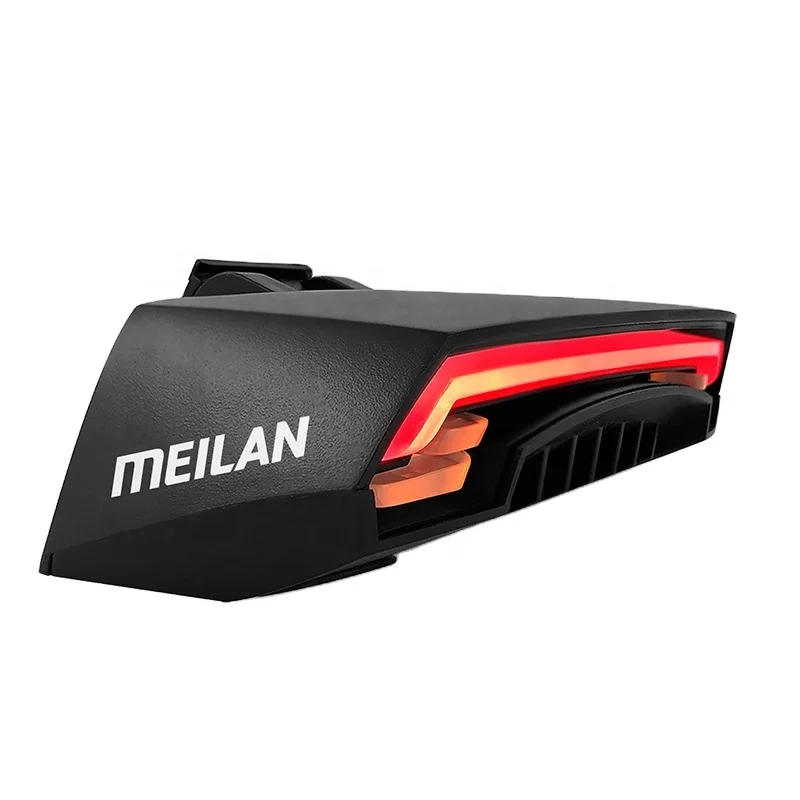 MEILAN X5 Auto Brake Tail Light Meilan Smart Bike Light Wireless Turning Right and Left Safety Bicycle Tail Light, Black
MEILAN X5 Auto Brake Tail Light Meilan Smart Bike Light Wireless Turning Right and Left Safety Bicycle Tail Light, Black
