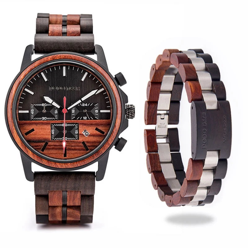 2020 New design Custom logo wooden Watch Stainless steel men military watch with leather strap
2020 New design Custom logo wooden Watch Stainless steel men military watch with leather strap