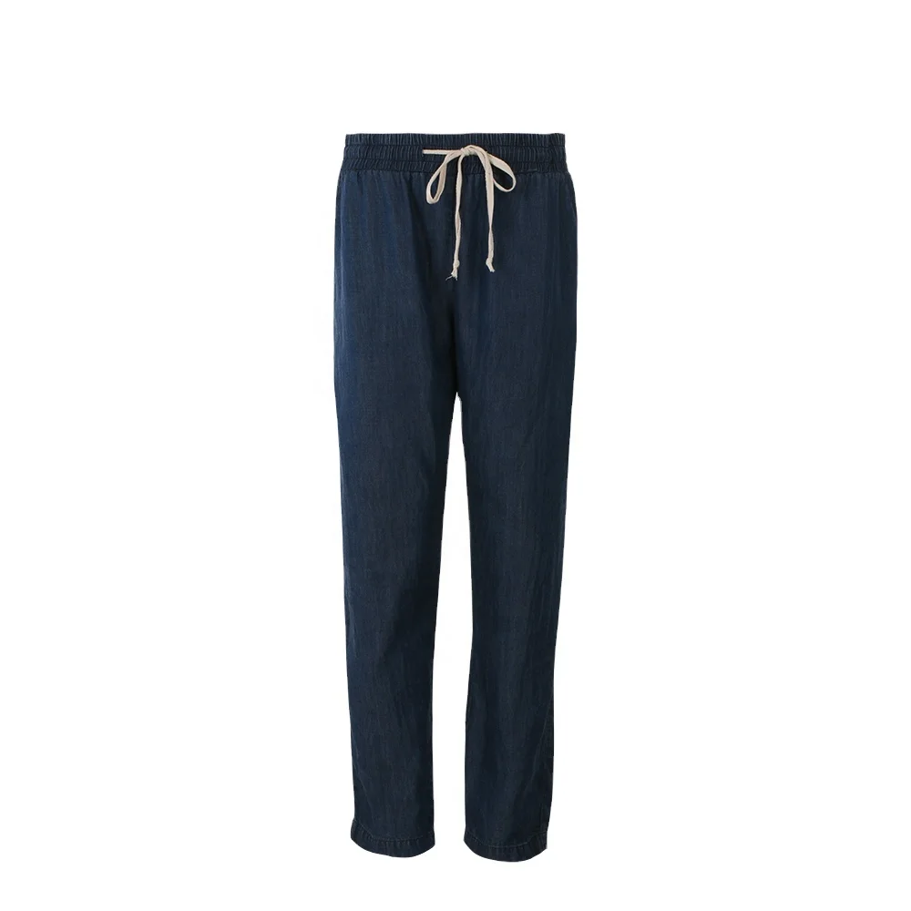 Custom fashion sashes design straight navy blue casual women trousers jeans denim ladies
Custom fashion sashes design straight navy blue casual women trousers jeans denim ladies