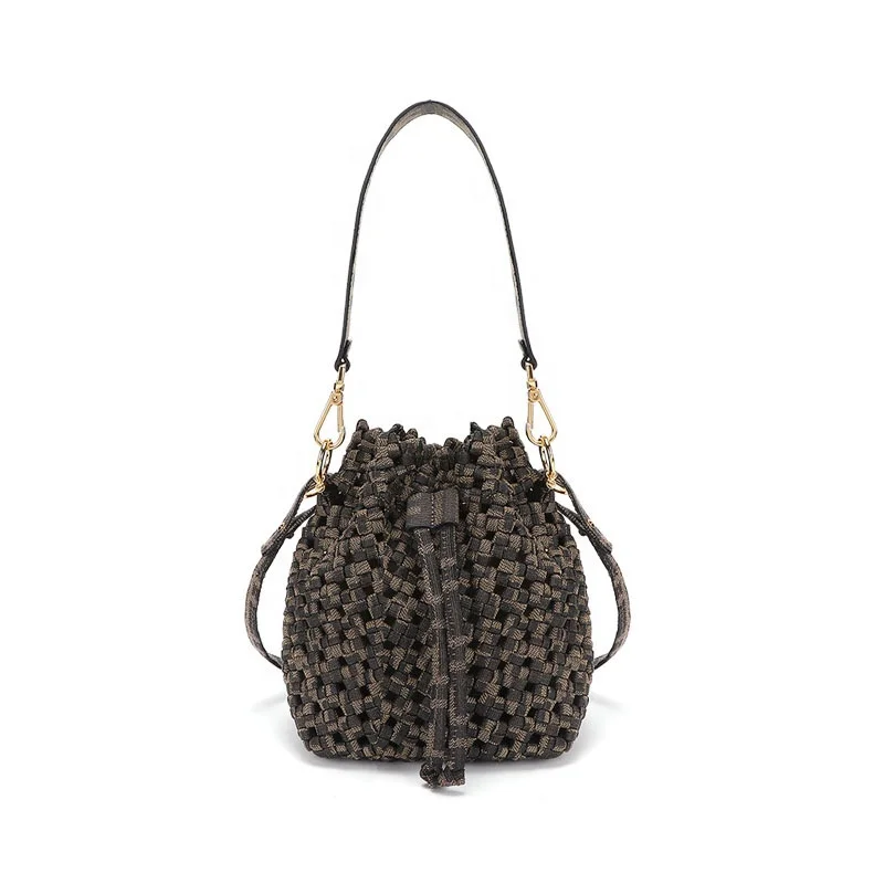 Woman Fashion Shoulder Crossbody Bag Handbag Luxury Brand Purses Weave Leather Bucket Bag
Woman Fashion Shoulder Crossbody Bag Handbag Luxury Brand Purses Weave Leather Bucket Bag