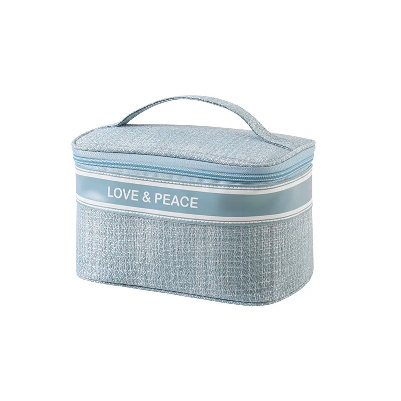 New products The large capacity portable Waterproof makeup box Cosmetic beauty Bag women's travel toilet bag customization
New products The large capacity portable Waterproof makeup box Cosmetic beauty Bag women's travel toilet bag customization