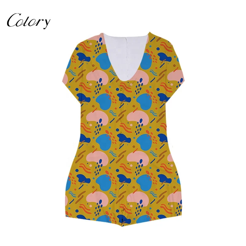 Colory Summer Pajamas For Women Adult Onesie Romper Women Bodycon Jumpsuits, Customized color
Colory Summer Pajamas For Women Adult Onesie Romper Women Bodycon Jumpsuits, Customized color