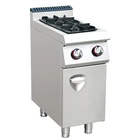 Commercial gas cooker gas style with 2-burner with cabinet and gas stove