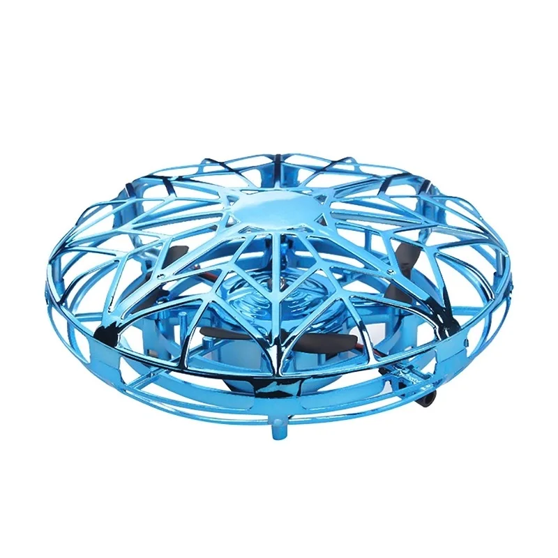 

Family Christmas Drone Toys Flying Ball flyning spinner pro Mini fingertip control hand toy kids Hot Original K1, As photo