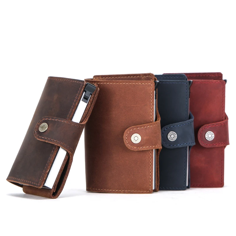 Contacts latest design multifunctional rfid blocking card holder for men wholesale crazy horse real leather card holder
Contacts latest design multifunctional rfid blocking card holder for men wholesale crazy horse real leather card holder