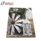 China cheap on demand print high quality softcover fashion met art a4 magazine printing