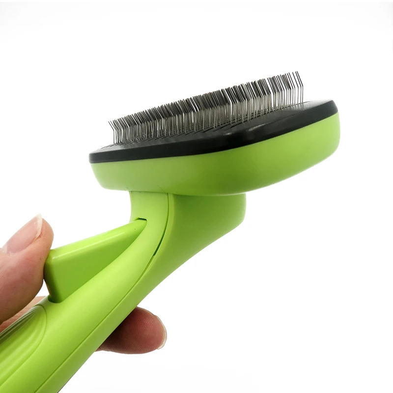 Pet comb clean beauty automatic telescopic button tun hair not in evidence, which is convenient to use, Green
Pet comb clean beauty automatic telescopic button tun hair not in evidence, which is convenient to use, Green