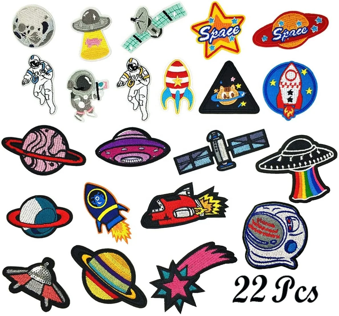 Iron on Patches Solar System Appliques Stickers Woohome Embroidered Space Planets Patches Applique Kit for Clothing
Iron on Patches Solar System Appliques Stickers Woohome Embroidered Space Planets Patches Applique Kit for Clothing