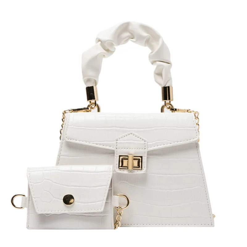 Hot Sale 2 Pcs/set High Quality PU Leather Crossbody Purse Fashion Luxury Chain Shoulder Bag Set Women Handbags Ladies
Hot Sale 2 Pcs/set High Quality PU Leather Crossbody Purse Fashion Luxury Chain Shoulder Bag Set Women Handbags Ladies