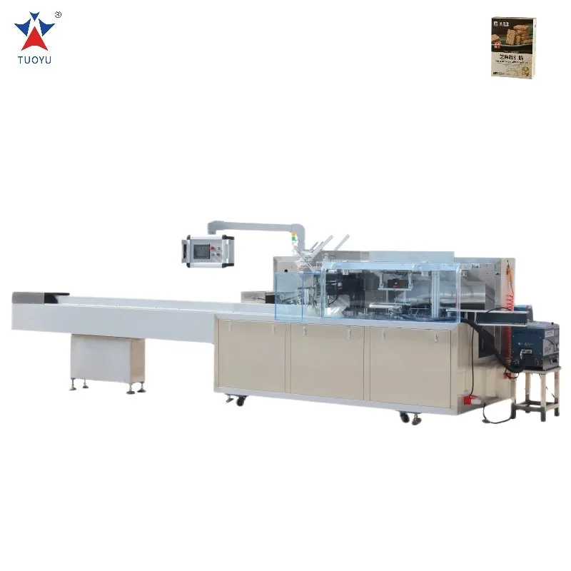 Food automatic biscuit pastry cartoning machine