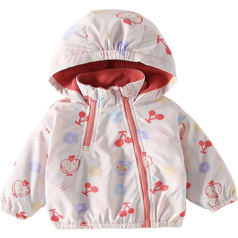 Fashion 1-7 Years Casual Zipper Cartoon Woven Kid Jacket Children Girls Hooded Coat
Fashion 1-7 Years Casual Zipper Cartoon Woven Kid Jacket Children Girls Hooded Coat