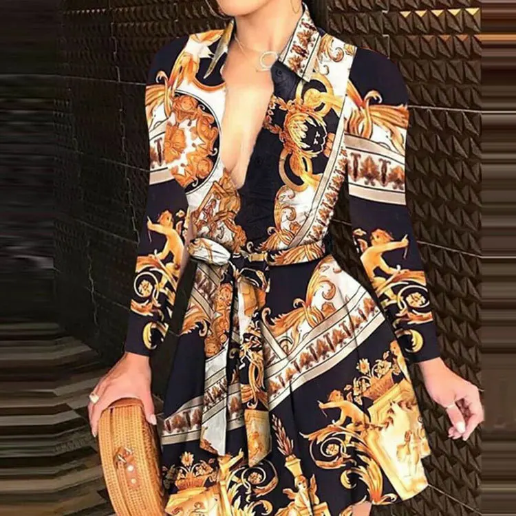 2021 Fashion brand Desingers Summer dress for Women Long Sleeve T Shirt knee-Dresses Casual Swing Dress, Picture color
2021 Fashion brand Desingers Summer dress for Women Long Sleeve T Shirt knee-Dresses Casual Swing Dress, Picture color