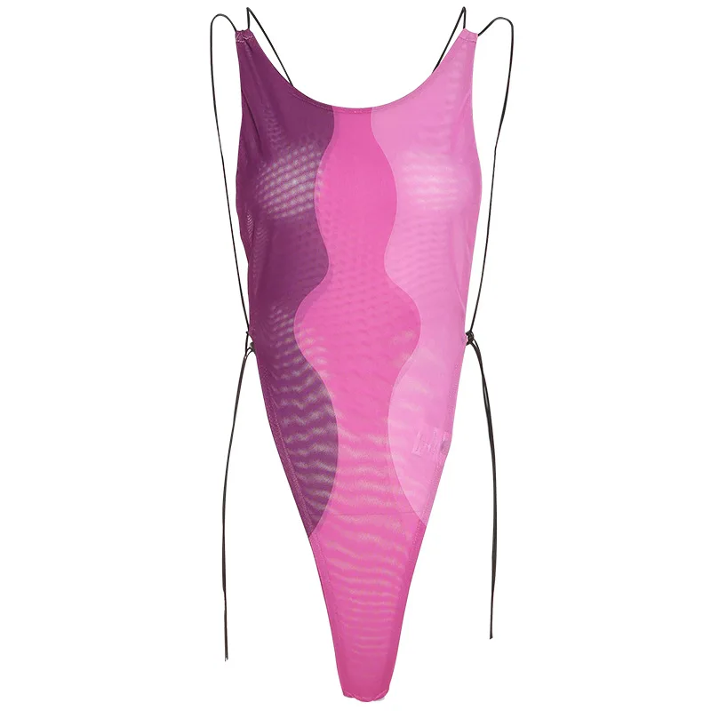 Summer 2021 New Women Sexy Lace up round neck Open back printed Beach swimwear for women
Summer 2021 New Women Sexy Lace up round neck Open back printed Beach swimwear for women